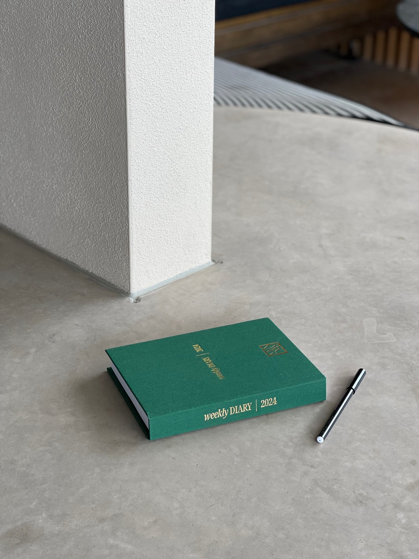 the SIGNATURE 'Green' | Starting With Monday Weekly Diary/ Journal 2024 | - SALE 50% OFF  | FREE SHIPPING