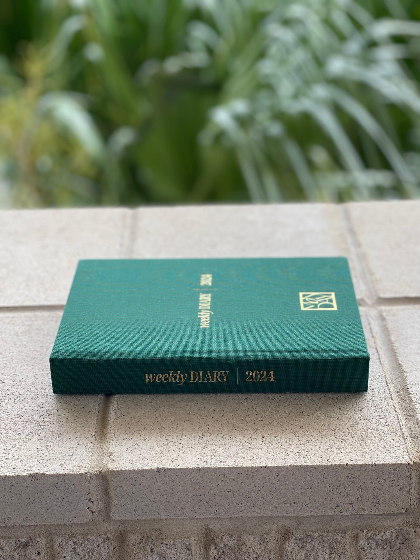 the SIGNATURE 'Green' | Starting With Monday Weekly Diary/ Journal 2024 | - SALE 50% OFF  | FREE SHIPPING