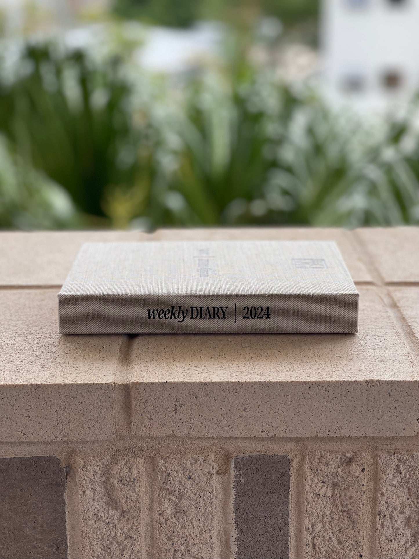 the NATURAL 'Beige' | Starting With Monday Weekly Diary/ Journal 2024 | - SALE 50% OFF  | FREE SHIPPING