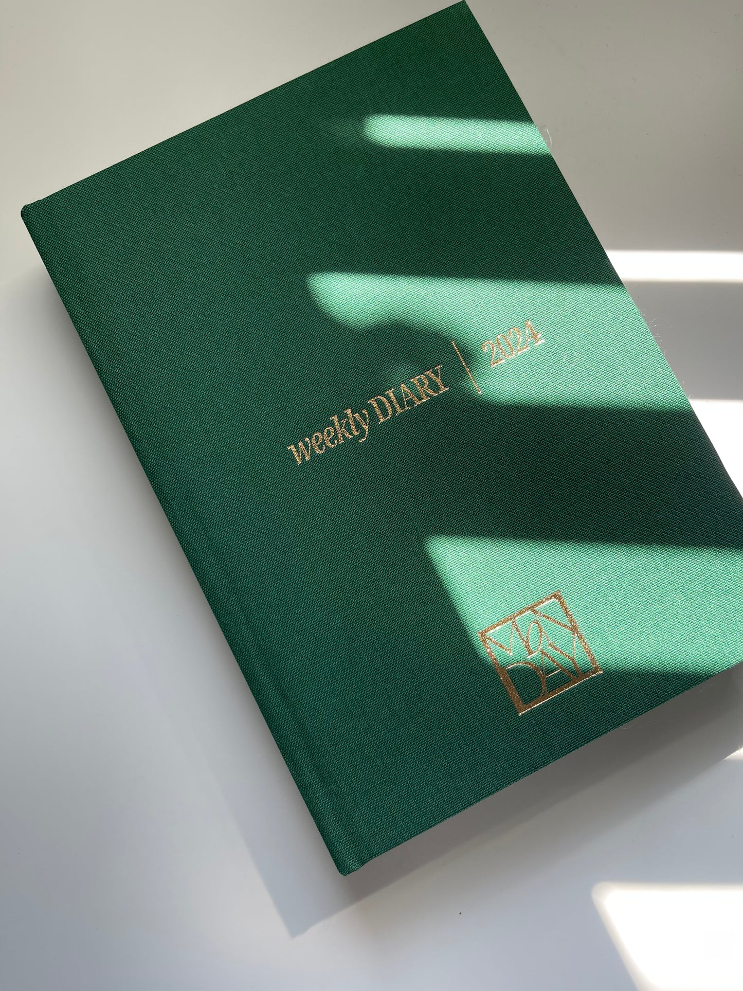 the SIGNATURE 'Green' | Starting With Monday Weekly Diary/ Journal 2024 | - SALE 50% OFF  | FREE SHIPPING